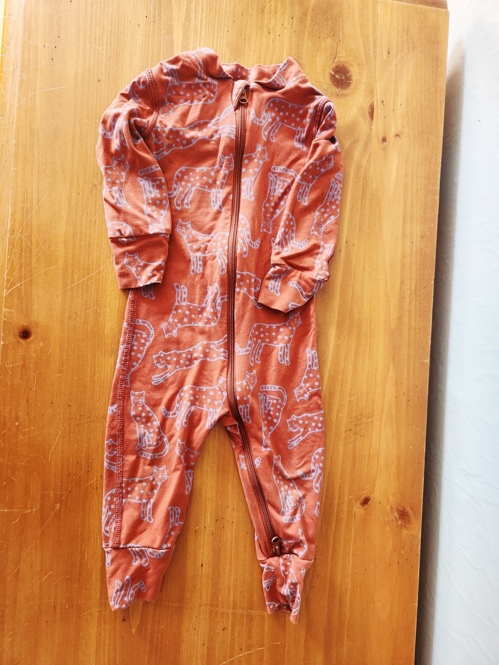 Hanna Andersson 6-12 Month Leopard-Print Zip One-Piece